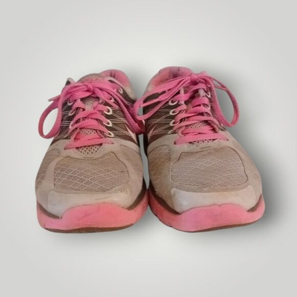 6Y- Nike Lunarglide 2 Gray/Pink  414302-004 - Picture 2 of 5